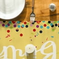 thumbnail image 4 of Sm:)e Happy Birthday Polka Dot Yellow Table Runner 13x48 Inch, 4 of 7
