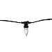 thumbnail image 3 of Bulbrite 14 ft  10-Socket (E12) Decorative String Light Kit with Clear Incandescent (B11) Bulbs  2.5 Watt  Black, 3 of 4