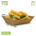 thumbnail image 3 of [Bandeja de comida] Papel kraft marrón desechable Stock Your Home, 1 kg, 3 of 7