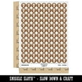 thumbnail image 2 of Tiki Mask Hawaii Luau 200+ Round Stickers - Brown - Matte Finish - 0.50" Size, 2 of 3