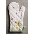 thumbnail image 3 of Botanical Fresh 100% Cotton Set of Oven Mitt (7.5 Inch by 13 Inch) and Pot Holder (8 Inch by 8 Inch) for BBQ | Cooking | Baking | Grilling | Microwave | Barbecue | Spring/Summer, 3 of 8