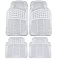 thumbnail image 3 of BDK MT-654-CL Ajustement Universel Robuste Protection Toutes Saisons Tapis de Sol en Caoutchouc, 4 Pcs, Transparent, 3 of 3
