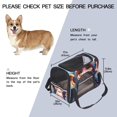 thumbnail image 2 of Monkey 17x10x11.8 in Pet Carrier Bag - Fabric 900D Oxford Cloth - Sherpa Base - Nylon Webbing - Comfy & Durable Pet Travel Bag for Small Dogs - 200 Characters., 2 of 7