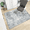 Distressed Gray Weave, variant on CHAKME Boho Vintage Office Chair Mat 3'x4' Non Slip Washable Easy Glide Carpet Protector Hardwood Floor Oriental Floral Desk Chair Rug