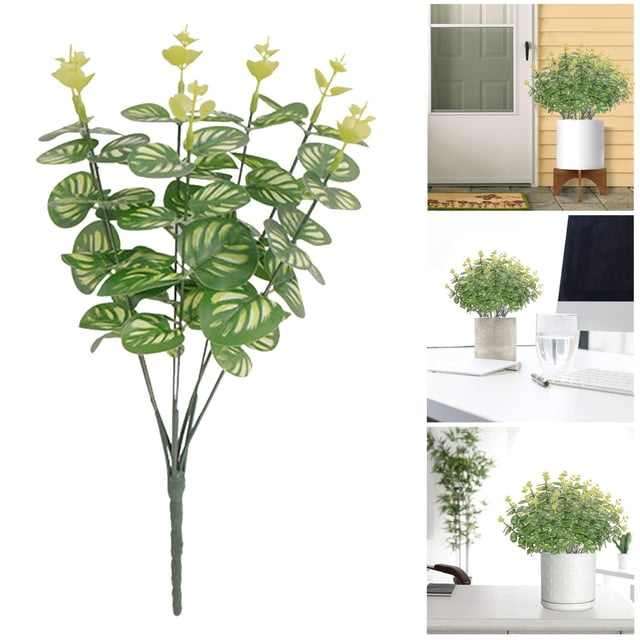 10 piezas de hojas decorativas para el hogar, el jardín, el exterior y el interior. Hojas falsas para decoración del hogar y accesorios fotográficos.