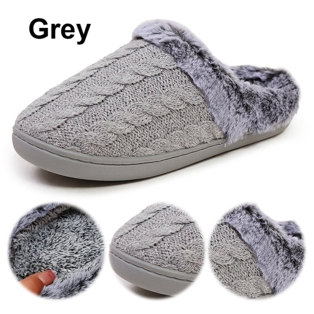 Casa Zapatos Interior Unisex Cálidos Y Esponjosos Antideslizantes
