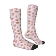 thumbnail image 4 of Lsque Strawberry Cake Printed Crew Socks Men's Women's LightWeight Thin Casual Calf Socks ,Knee High Socks,Cotton Socks, 4 of 9