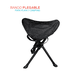 thumbnail image 1 of Banco plegable portátil Elly Decor tipo taburete negro 6.49 pulg, 1 of 7