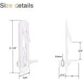 thumbnail image 2 of EIGTHTAIL Clear Plastic Locking Shelf Support Pegs  Fits 5/16” Diameter Hole  5/8” Shelf  30 Pack, 2 of 6
