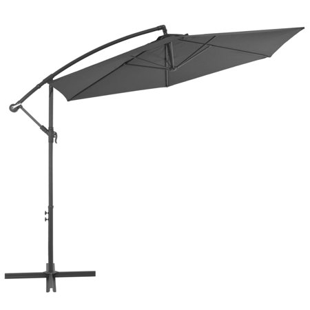 Suzicca Cantilever Umbrella with Aluminum Pole 118.1  Anthracite