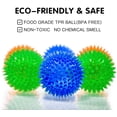 thumbnail image 2 of Pelotas chirriantes para perros pequeños, pelotas de goma para buscar perros, paquete de 6 colores brillantes, juguetes para cachorros TPR, pelotas de juguete para perros, juguetes chirriantes para p, 2 of 5