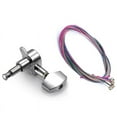 thumbnail image 1 of 1Set Rainbow Colorful Color String for Acoustic Guitar & 6 Pieces Silver Acoustic Guitar Machine Heads Knobs, 1 of 8