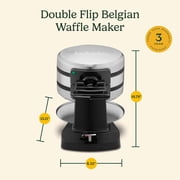 Cuisinart Double Flip Electric Belgian Waffle Maker, Stainless Steel