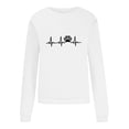 thumbnail image 4 of PNTUTB Fashionable Women's Christmas-Themed Print Casual Long Sleeve Crew Neck Cute Pullover Sweatshirt, 4 of 6
