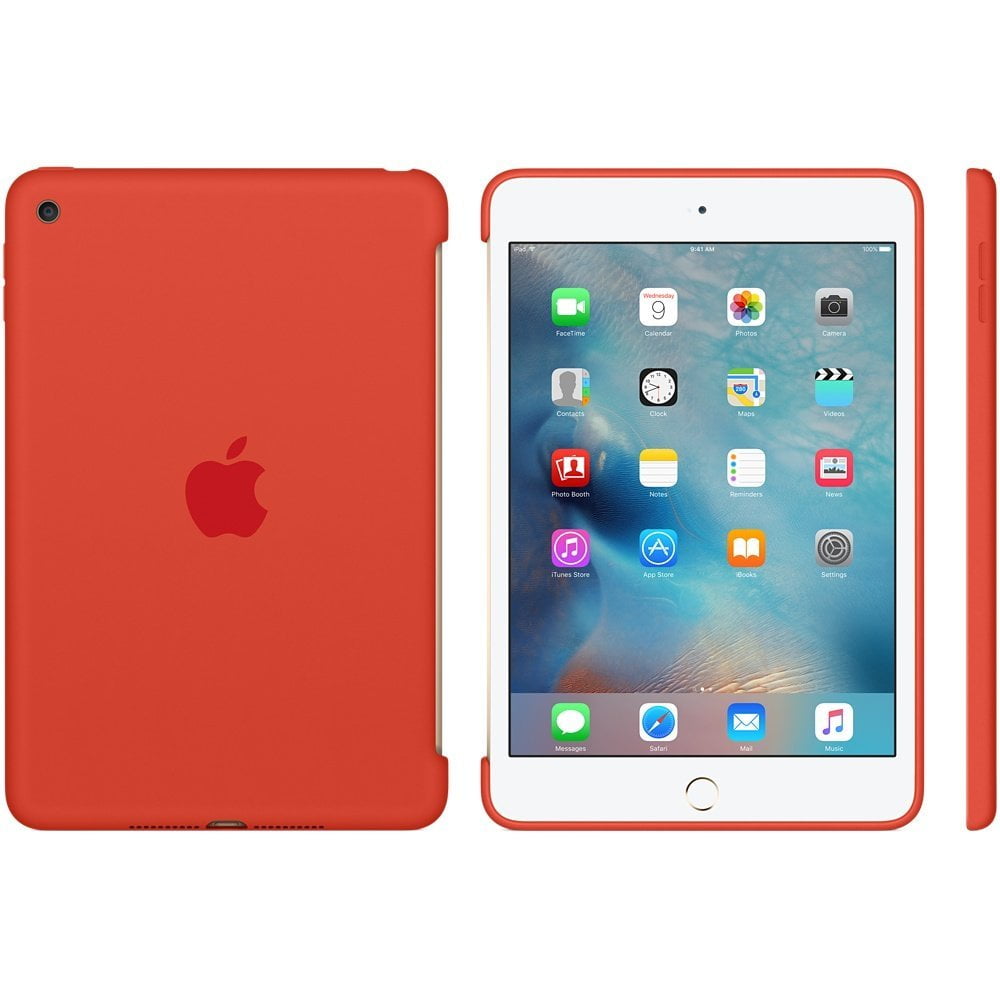 Apple - 新品 iPad mini 4 Smart Cover Silicone Case Amazon.com: Apple iPad Mini 4 Silicone Case - Blue (MLD32ZM