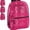 Pink, variant on 24 pack Solid Color See Through Mesh Stadium Approved Backpacks for Travel, Commuting in Assorted Color