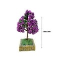 thumbnail image 2 of A Purple Tree Mini Artificial Tree Plant Model Dollhouse Artificial Trees Set Lightweight Miniature Model Trees for Making Craft Projects and Scenery, 2 of 3