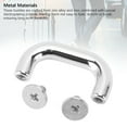 thumbnail image 3 of 20 Sets U Shape Bag Buckle, 5.5mm Screws Hardware with Arch Bridge Crafted Durability Arch Bridge Bag Buckle for Handbag Desk Drawer, 3 of 7