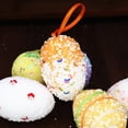 thumbnail image 4 of CoreLiving Easter Glitter Hanging Eggs, Colorful Tinsel Foam Easter Egg Ornaments, Spring Tree Decor for Home Party DIY Craft Decoration, 6 Count, 4 of 9