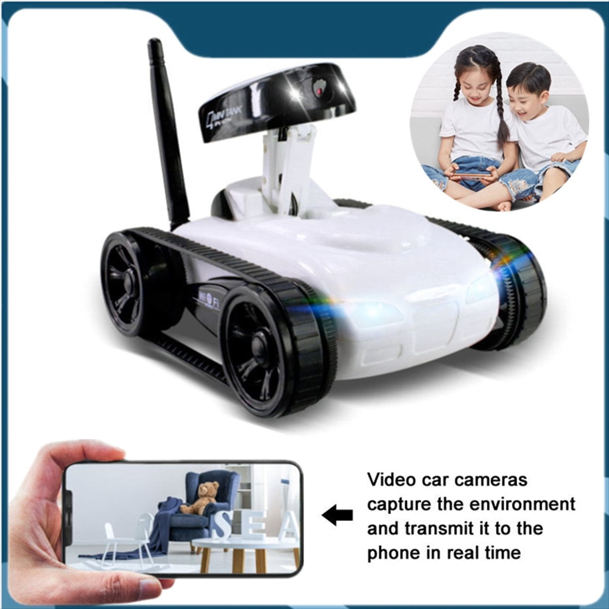 FPV WIFI RC Car Real Time Mini Camera Video Remote Control Robot