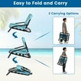 thumbnail image 4 of Harmijoy 2 Pack Low Folding Beach Chairs for Adults, Lightweight and Portable Camping Chairs with Cushion, Quick-Drying Cotton and Aluminum, 4 of 8