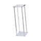 thumbnail image 5 of Jarrones de acrílico Centros de mesa de boda Decoraciones modernas transparentes Elevadores de flores rectangulares geométricas para estante de fiesta 60cm x 20cm Macarena Centro de mesa de boda de jarrones, 5 of 8