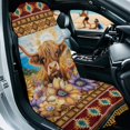 thumbnail image 3 of XYZCANDO Seat Cover Towel Sweatproof Car Seat Cover Towel for Gym Swimming Running, Car Seat Towel Cover Washable, Highland Cattle, 3 of 11