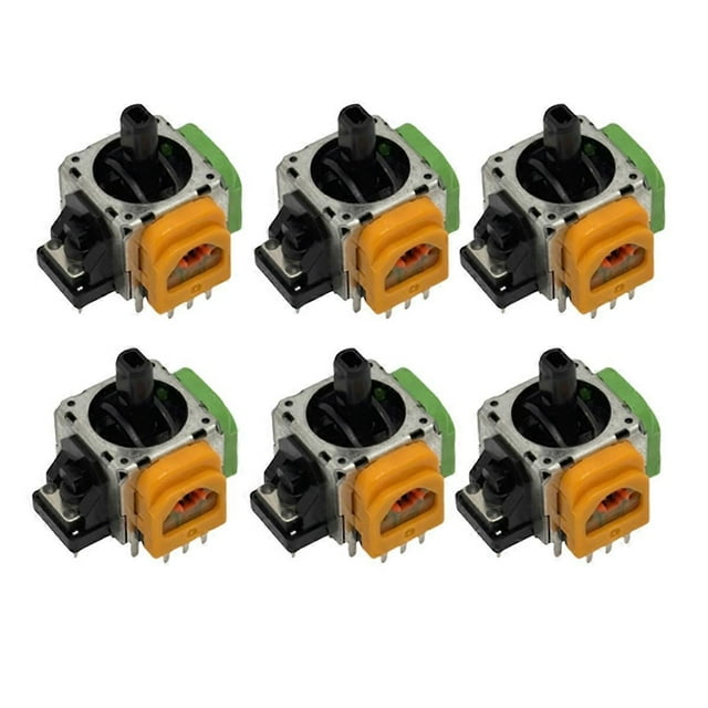 6PCS for PS4 Hall Electromagnetic Joystick High-Precision Adjustable Electromagnetic IC Hall Thumbst