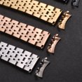 thumbnail image 3 of Youkk Interchangeable Bracelet For Smartwatch Enthusiasts Wide Compatibility Adjustable Length Watch Strap gold 24mm, 3 of 6