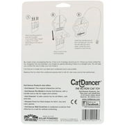 Cat Dancer Deluxe Interactive Wand Cat Toy with Wall Paw, Assorted