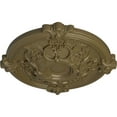 thumbnail image 3 of Ekena Millwork 17 3/8"OD x 1 3/4"P Hamilton Ceiling Medallion (Fits Canopies up to 3 3/4"), Hand-Painted Mississippi Mud, 3 of 6