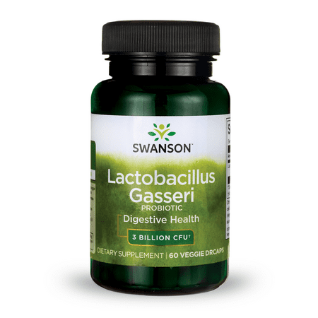 Swanson Lactobacillus Gasseri Probiotic Vegetable Capsules, 3 Billion CFU, 60 (Best Vegetables For Cholesterol)