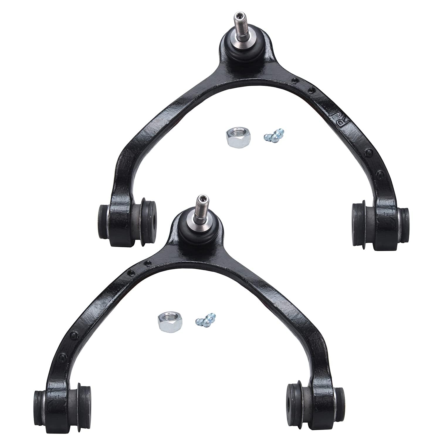 Detroit Axle - 10pc Suspension Kit for 03-06 Ford Crown Victoria Lincoln Town Car 03-04 Mercury Grand Marquis, 4 Upper and Lower Control Arms w/Ball Joints, 4 Tie Rods, 2 Sway Bar Links Replacement