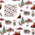 thumbnail image 1 of Clearance! Gift Wrapping Paper Red And White Paper 6Pcs 70cm X 50cm Per Roll For Packing Goods, 1 of 7