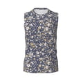 thumbnail image 6 of Picia Daisies Flowers mens Cotton Tank Undershirts , Moisture-wicking Ribbed Tanks, Lightweight Cotton Tank Undershirts-Medium, 6 of 8