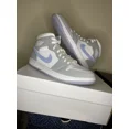 thumbnail image 4 of Ni - ke Ni - ke Air Jordan 1 Mid Racer Shadow Men Size 10 Women 11.5 Wolf Grey BQ6472-105, 4 of 5