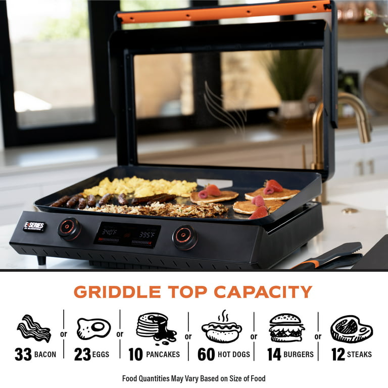 Blackstone E-Series 22 Electric Tabletop Griddle with Prep Cart