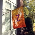 thumbnail image 2 of Halloween Ghost Letter Z Monogram Initial Flag Canvas House Size, 2 of 2