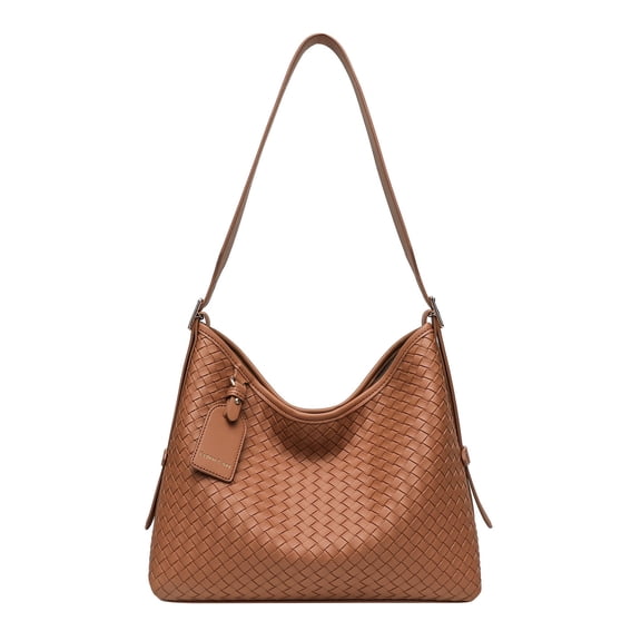 KKLDOGS Leather Tote Bag for Women Top-handle Shoulder Bag, Hobo Bags Large Capacity Soft Vegan Crossbody Handbag