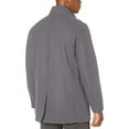 thumbnail image 2 of COLE HAAN Mens Gray Single Breasted Wool Blend Zip Up Coat XL, 2 of 3