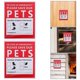 thumbnail image 3 of 10 Sheets Emergency Alert Pet Finder Stickers Emergency Alert Decal Pets Rescue Sticker, 3 of 3