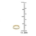 thumbnail image 3 of AoneJewelry 18K Solid White, Yellow & Rose Gold Diamond Milgrain Wedding Band, 3 of 5