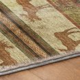 thumbnail image 5 of Addison Rugs Dream Shag Premium Machine Washable Transitional Bear/moose Cutouts Brown Rectangle Rug, 3' x 5', 5 of 8