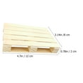 thumbnail image 2 of FUEENIRVA Modern Wood Base For Flowerpot Display 2Pcs 4.7x3.1x0.8in, 2 of 8