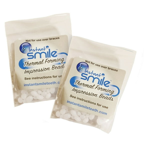 2 Packages of Billy Bob Replacement Thermal Adhesive Fitting Beads for Fake Teeth …