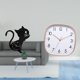 thumbnail image 2 of Reloj De Pared De Acrílico Moderno Y Estético Con Diseño De Gato De Dibujos Animados, Con Diseño Digital Colgante, Grande, Vintage, De Bajo Ruido, Para Sala De Estar, Comedor, Gimnasio En, 2 of 8
