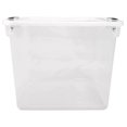 thumbnail image 4 of Homz 31 Qt Secure Latch Clear Stackable Storage Container Bin (8 Pack), 4 of 12