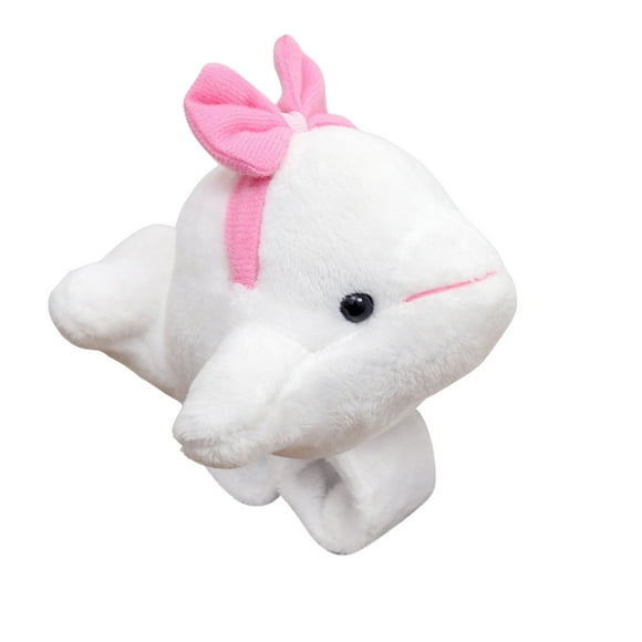 Stuffed Animal Slap Bracelet Marine Animal Snap Bracelet For Kids Wearable Slap Bracelet Wrist Band Toy For Children's Accessory Play And Party 6Inches Polar Bears Slap Braceles