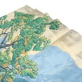 thumbnail image 3 of Yayeee Shower Curtain with Hooks 72"x72" Waterproof Fabric Bathroom Hanging Decor, Beige Tree, 3 of 5
