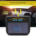thumbnail image 4 of 2 Pcs Solar Powered Car Ventilator Window Solar Ventilator Car Radiator  Car Exhaust Fan for Automobile  Window Windshield Auto Air Vent Cooling Fan Eliminate Peculiar Smell Inside Car, 4 of 9